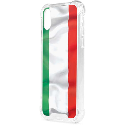 Italy Flag iPhone XS Clear Case